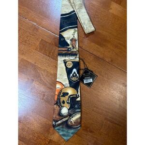 New Necktie Gold Purdue Boilermakers Nostalgia NCAA Collegiate Tie